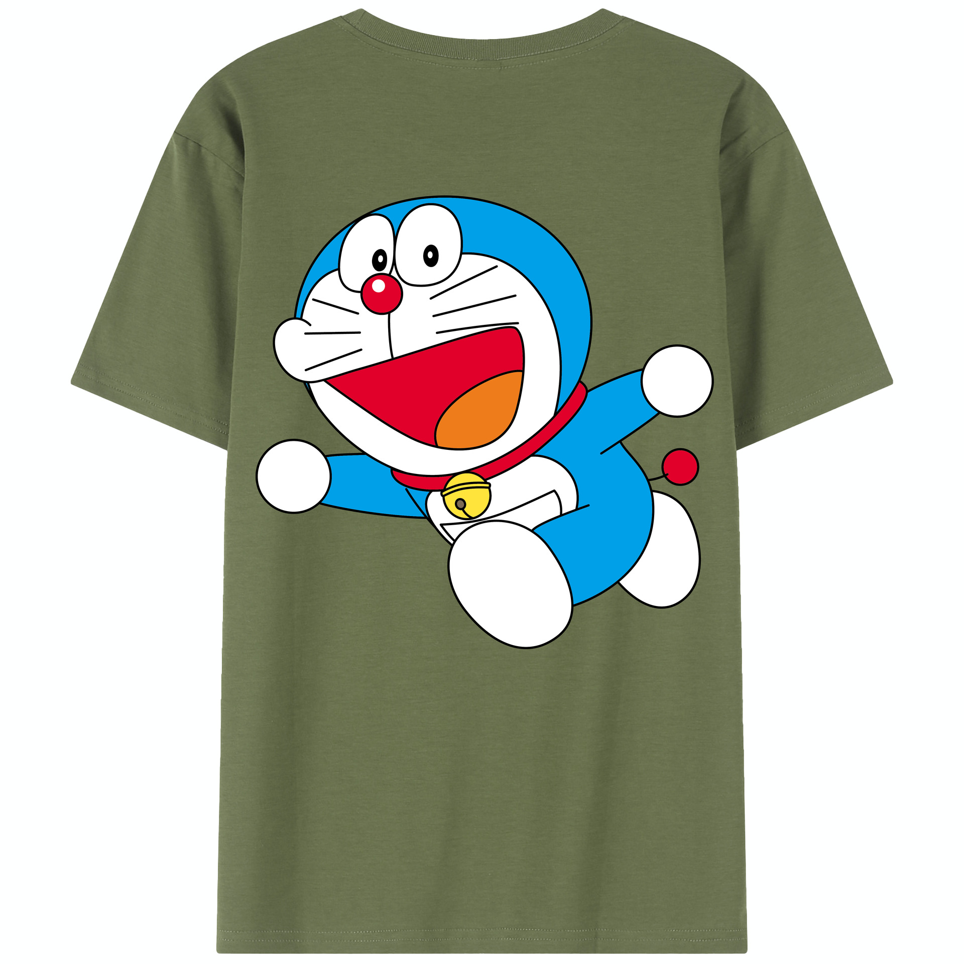 （画像用） ドラえもん Doraemon 綿100％半袖Tシャツ（背面プリント）